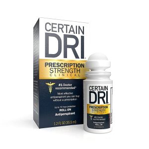 Certain Dri Prescription Strength Clinical Antiperspirant Deodorant for Men and Women (1pk)